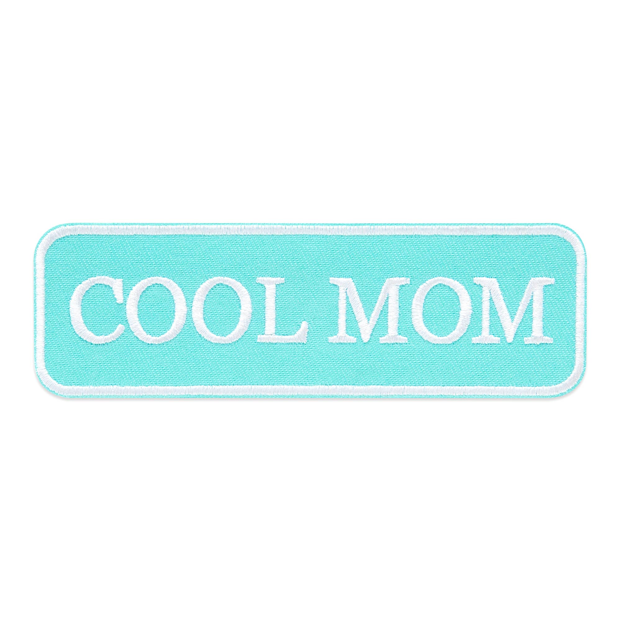 Summer Cool Mom Iron-On & Adhesive Embroidered Patch by Make Market®